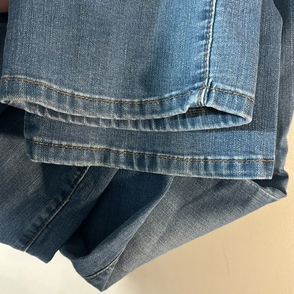 Earl Jeans Straight Leg size 6.  med wash stretch festival closet staple